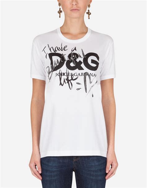 dolce and gabbana t-shirt women's sale